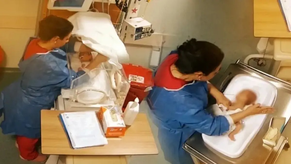 5 günlük bebeğe şiddet uygulayan hemşirenin ifadesi ortaya çıktı: Bir anlık gaflet ve refleks ile yaptım