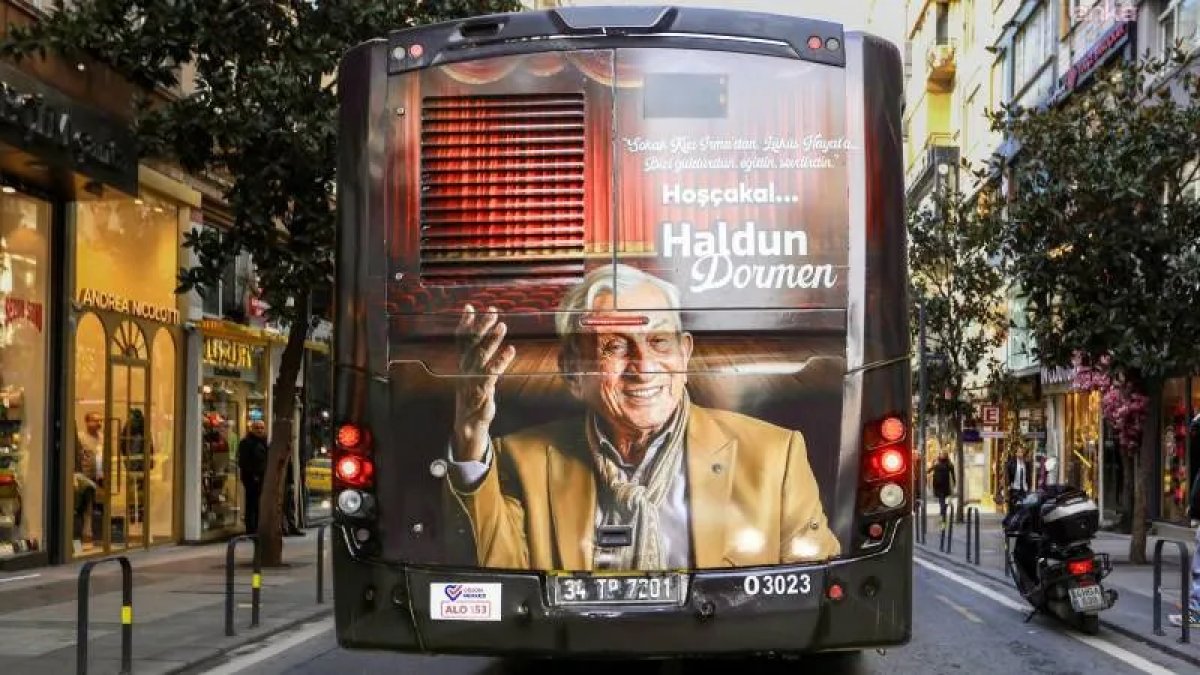 İETT’den Haldun Dormen’e vefa: “Saygı Otobüsü” Şişli yollarında