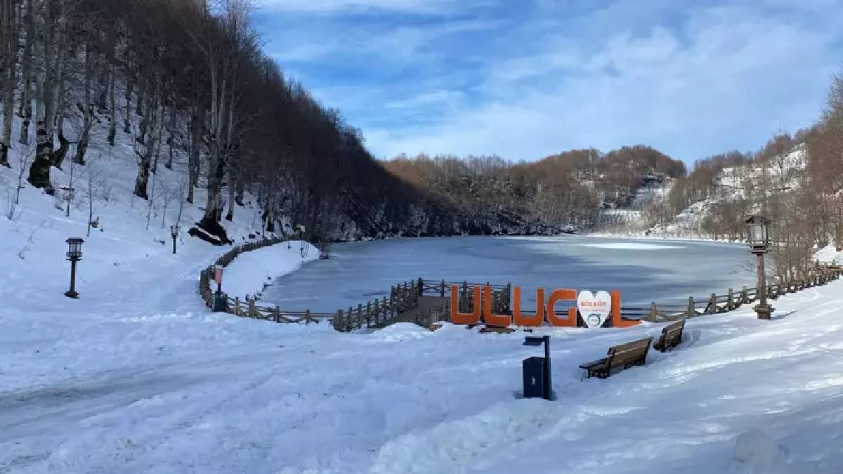 Burası Sibirya değil Ordu: Ulugöl buz tuttu