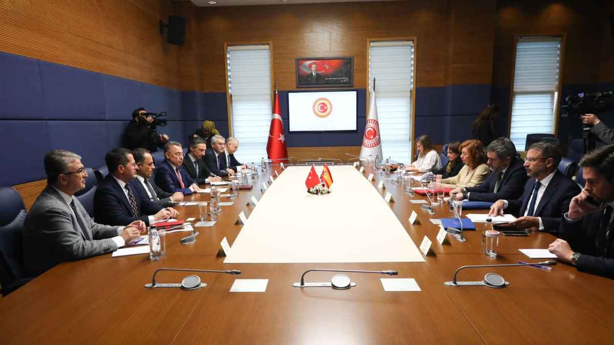 Fuat Oktay, İspanya Temsilciler Meclisi Başkanı Francına Armengol Sociıas ile görüştü