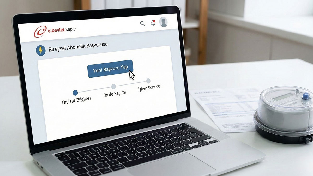 Elektrik bağlatmak artık internetten pizza siparişi vermek kadar kolay!