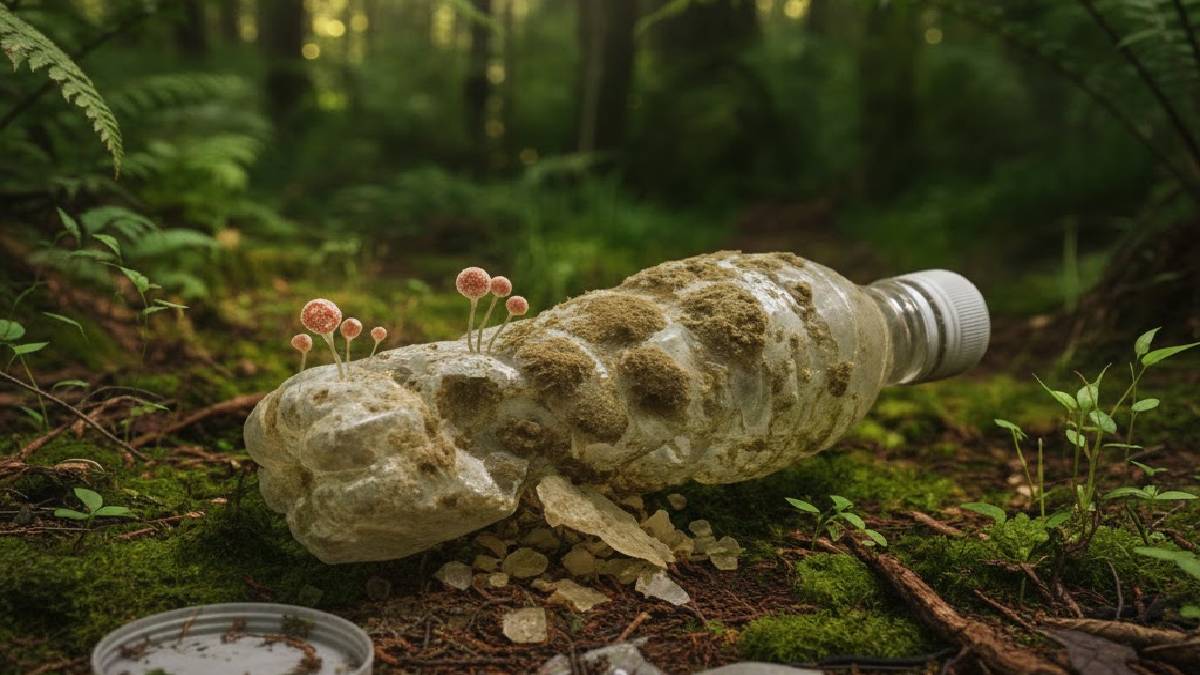 Dünyayı plastik atıklardan kurtaracak mucize: "Aspergillus tubingensis" mantarı!