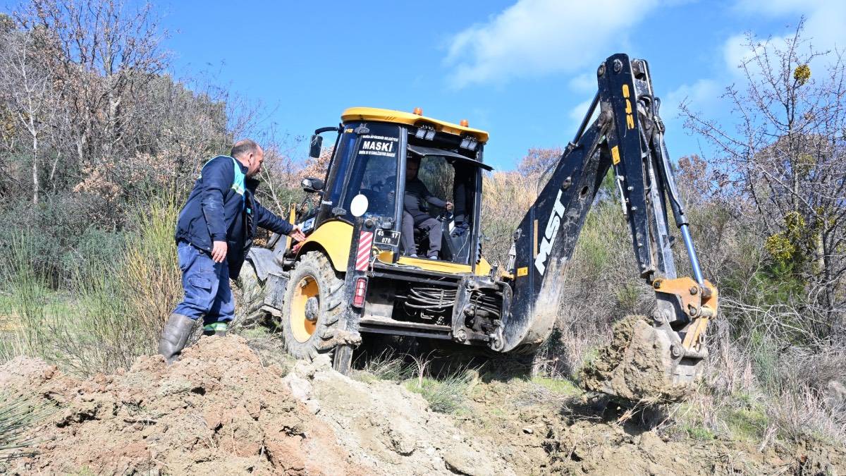 MASKİ, Soma Uruzlar Mahallesi’nde içme suyu hattını yeniliyor