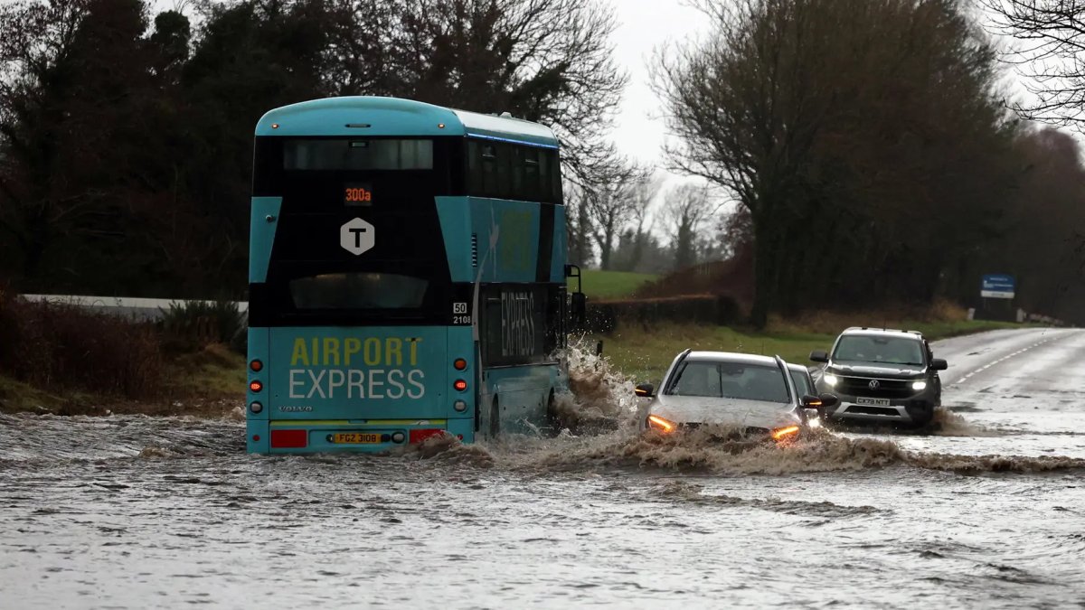 "Chandra Fırtınası" İngiltere ve İrlanda'yı vurdu