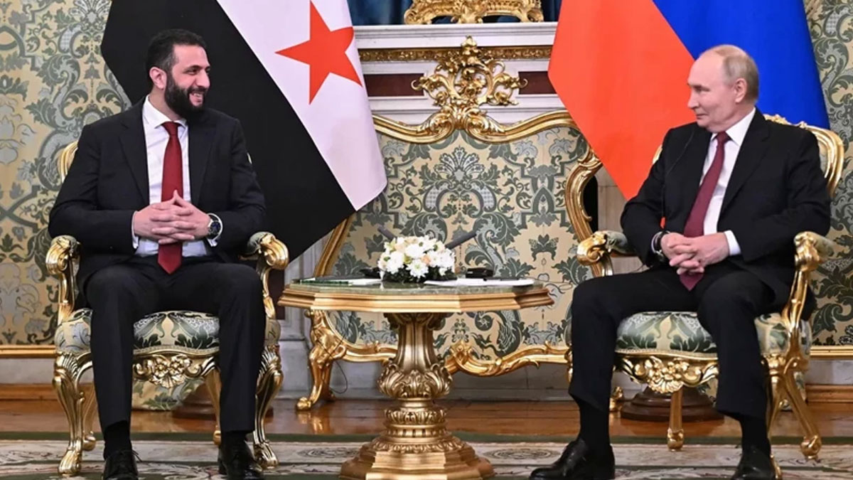 Kremlin'de kritik zirve: Putin-Şara görüşmesi başladı