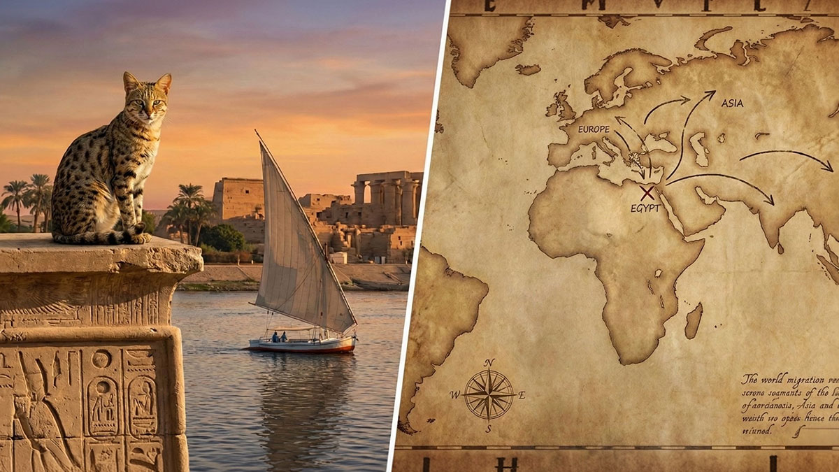 Kedilerin dünyaya yayılma serüveni haritalandı! Meğer o ülkede evcilleşmişler