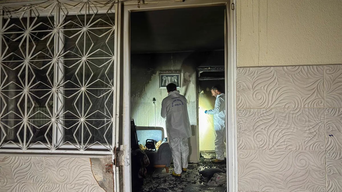 İzmirde 11 yaşındaki çocuk yangında can verdi