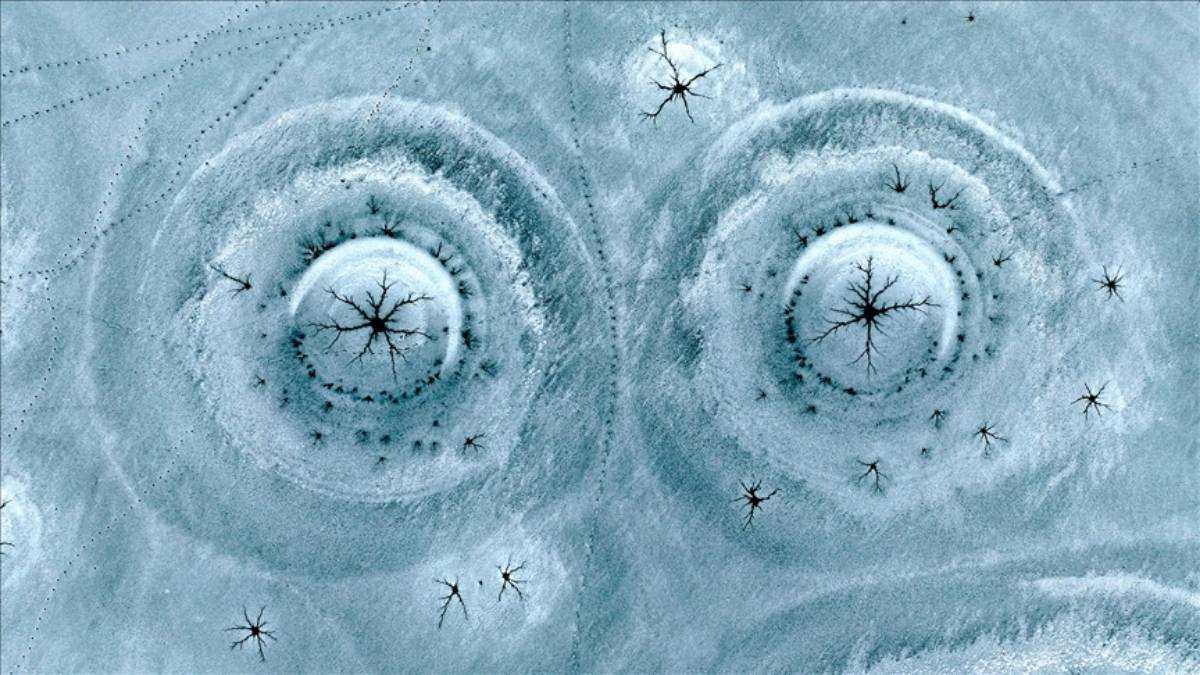 Nefes kesen soğuk barajları dondurdu! Gümüşören Barajı’nda inanılmaz görüntüler ortaya çıktı: Gözbebeği gibi duruyor