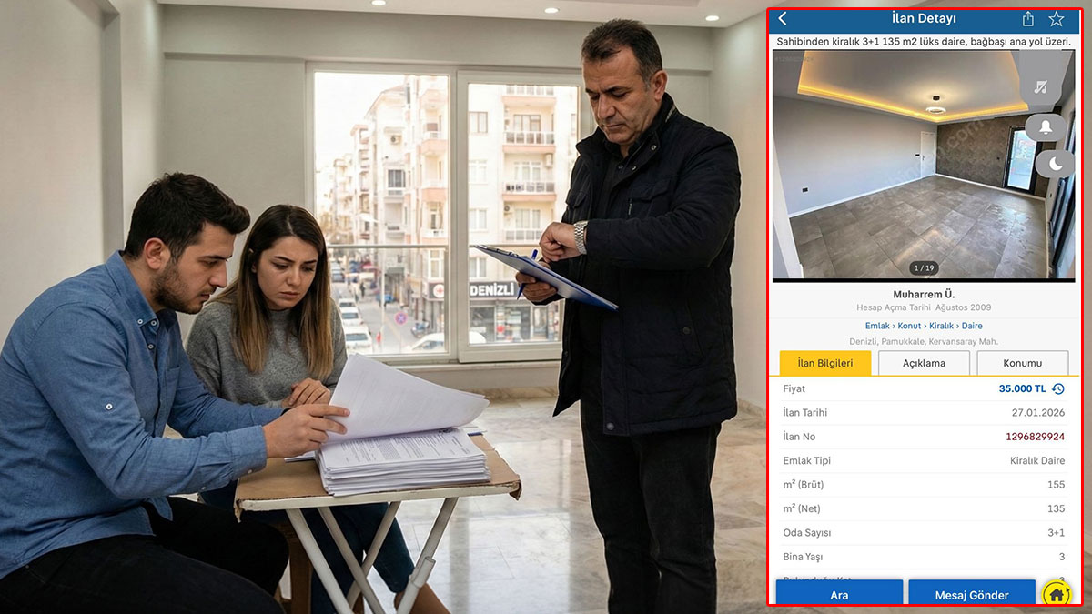 Kiralık daire değil, sanki yarı açık cezaevi ilanı!