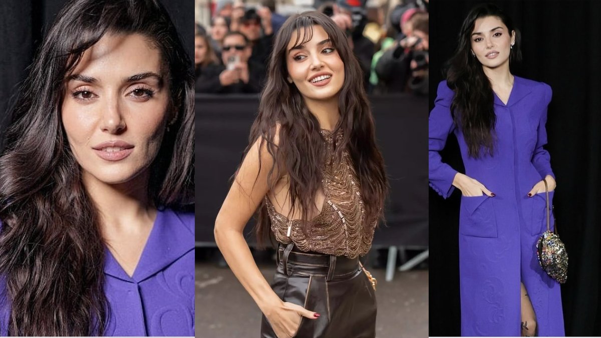 Paris’te Hande Erçel rüzgarı! Valentino Defilesinde dünyaca ünlü isimlerle yan yana: Sokakta 'Hande Hande' diye bağırdılar