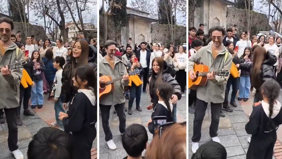 Galata sokaklarında Simge izdihamı! Ünlü şarkıcıdan konser öncesi ezber bozan prova: Provası konsere dönüştü