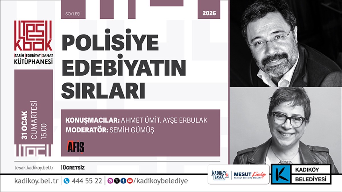 Kadıköy’de “Polisiye Edebiyatın Sırları” konuşulacak