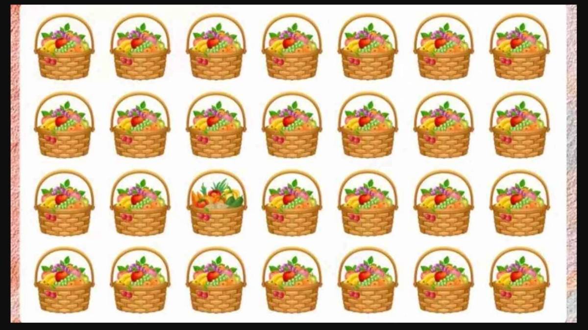 Sadece dâhiler 6 saniyede görebiliyor! Bu sepet denizinde gizlenmiş "farklı" olanı bulabilir misin?