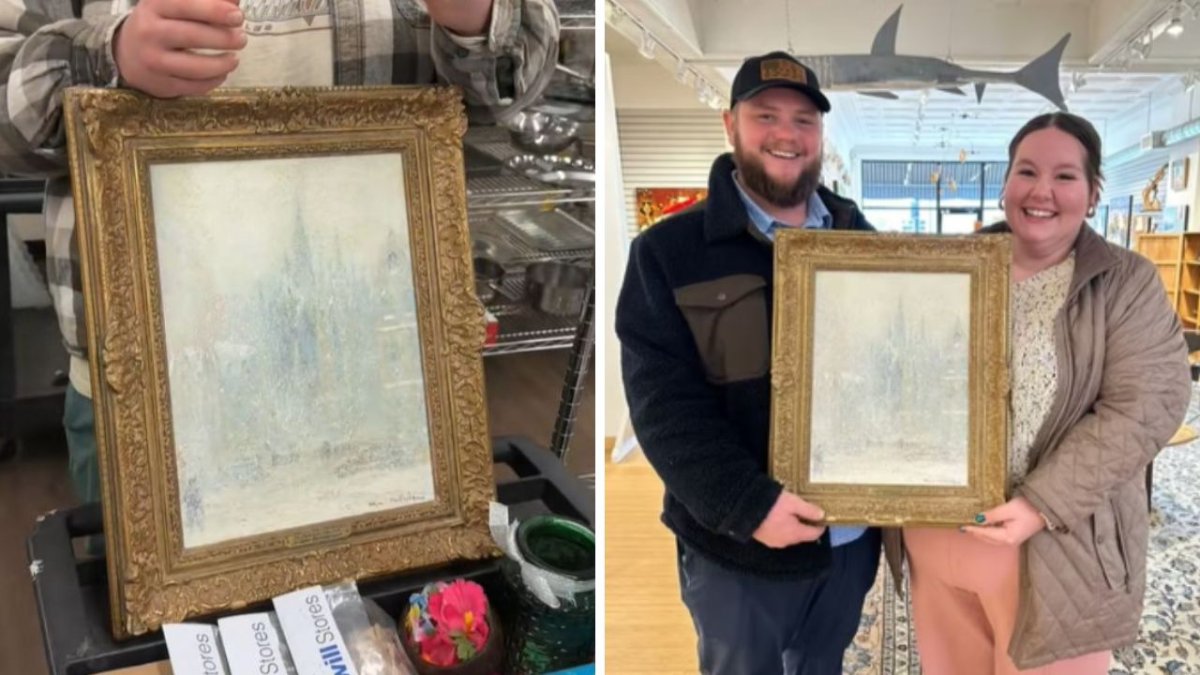 İkinci el mağazasından 130 liraya aldı, servet çıktı! Genç kadının düğün masraflarını o tablo karşılayacak