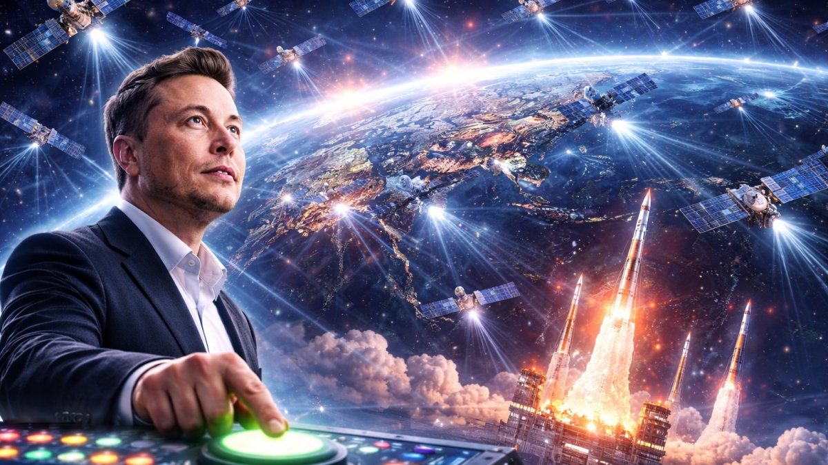 Teknoloji dünyasında uzay devrimi: Elon Musk 1 milyon uydu için düğmeye bastı!