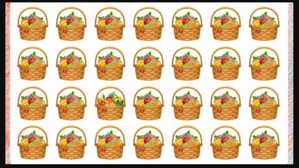 Sadece yüksek IQ’lu kişiler 6 saniyede görüyor! Bu sepetlerden biri diğerlerinden çok farklı