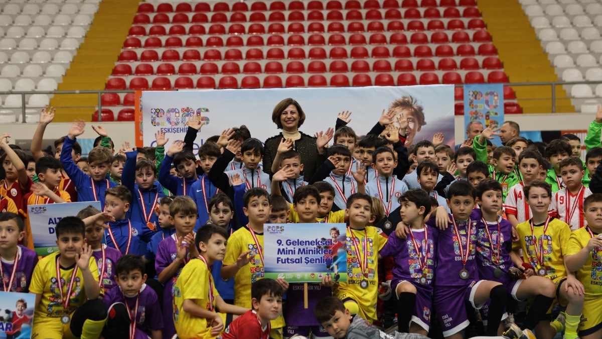 Geleneksel 'Mini Minikler Futsal Şenliği' Eskişehir’de tamamlandı
