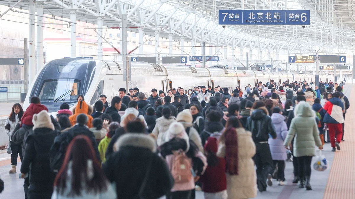 Çin’de Ay Yeni Yılı trafiği: Milyarlarca seyahat öngörülüyor