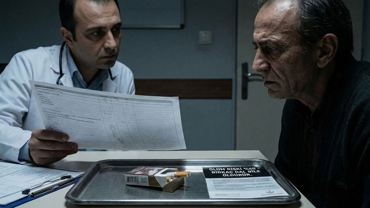 Sigarayı az içenlerde bile ölüm riski yüzde 60 seviyesinde!