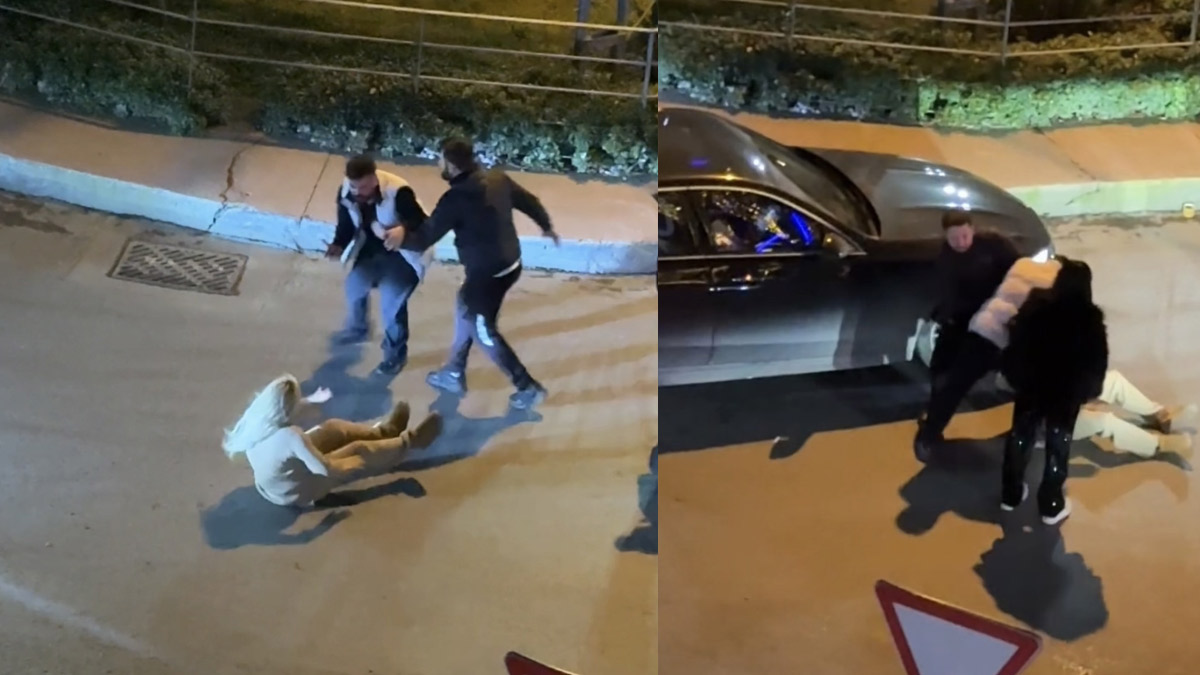 Şişli’de sokak ortasında gerginlik: Sinir krizi geçiren kadın küfürler etti, kendini yerden yere attı