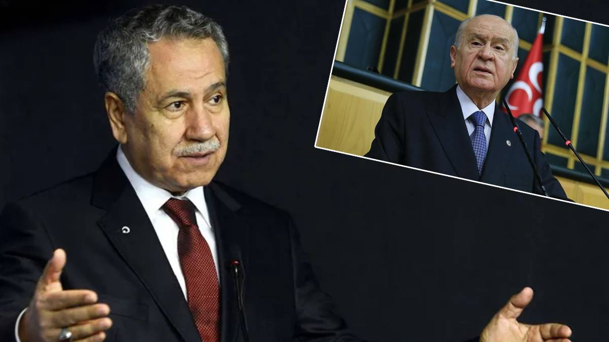 Arınç'tan Bahçeli'ye 'Demirtaş ve Öcalan' desteği: Erdoğan daha az adil değildir
