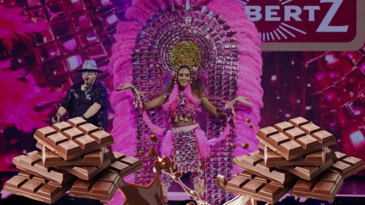 Almanya'da tatlı esintiler: Podyumda çikolatadan tasarımlar sergilendi!