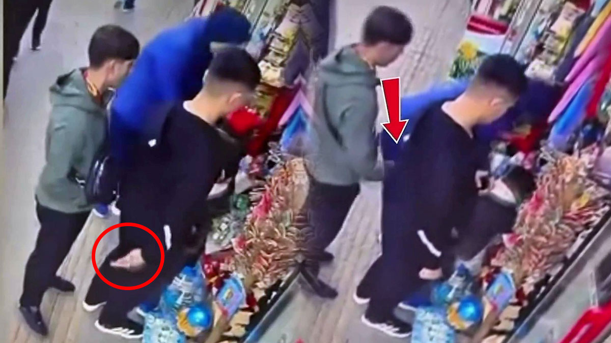 Ceketini siper etti, saniyeler içinde çaldı!