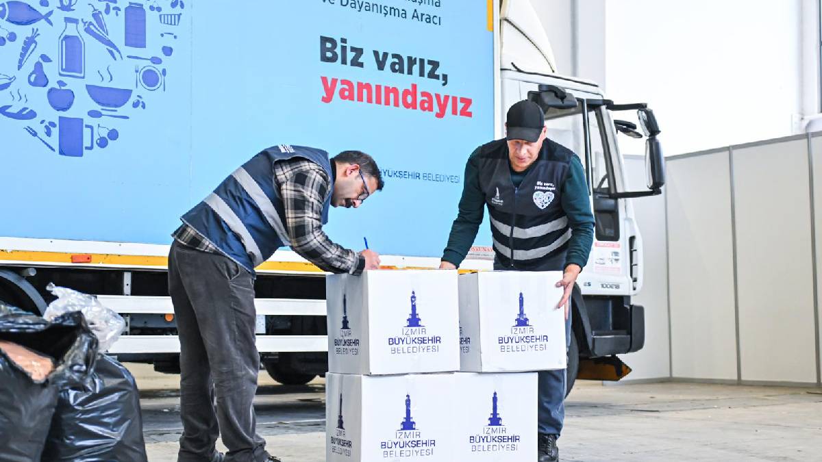 Büyükşehir 6 Şubat’ı unutmadı: İzmir’den Hatay’a dayanışma köprüsü...