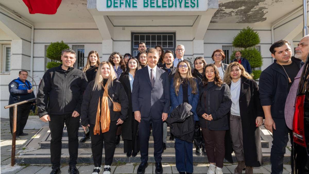 Özgür Özel ve Başkan Tugay Hatay'da
