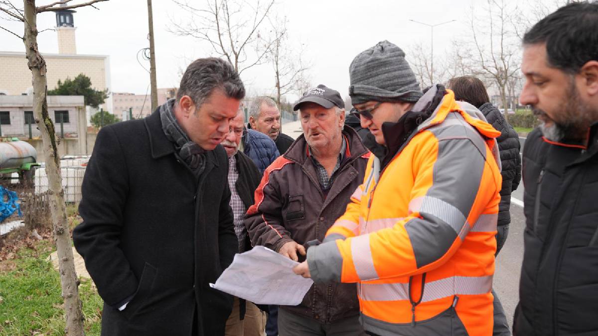 Başkan Sarıkurt ve Büyükşehir ekipleri sahada