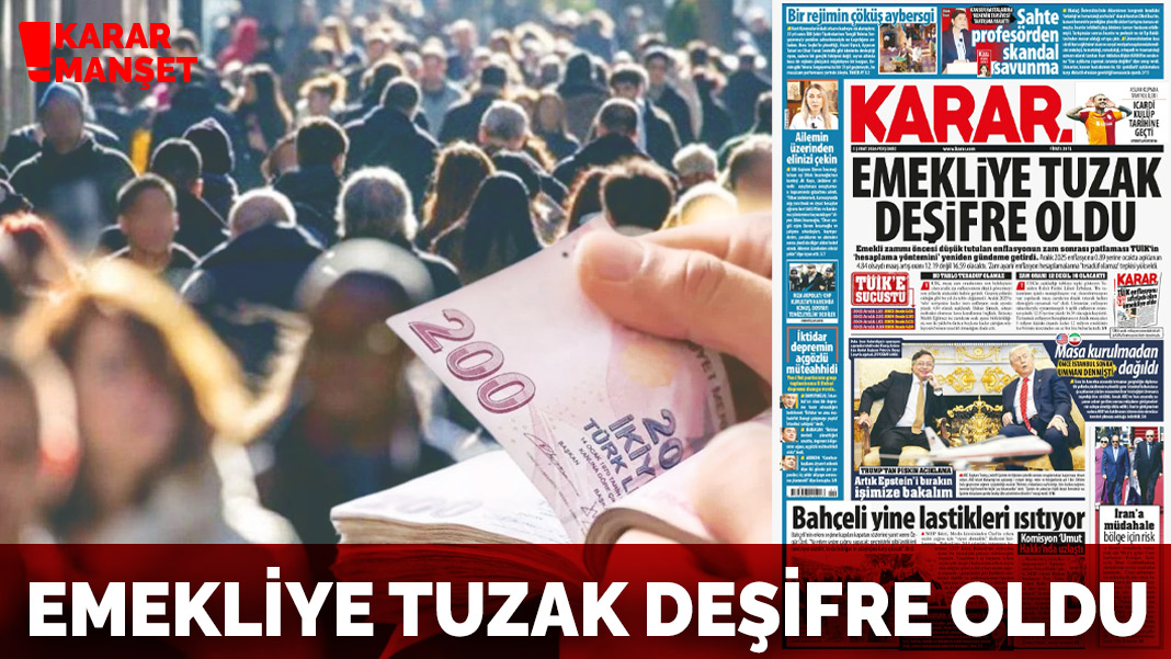 Emekliye tuzak deşifre oldu