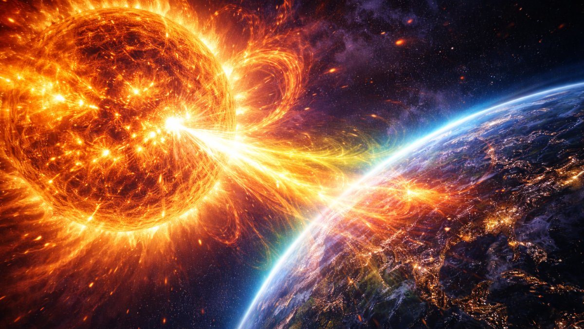 Güneş’ten tarihi patlama: Dev enerji Dünya’ya yöneldi!