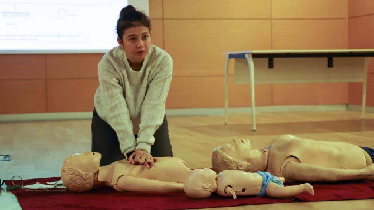 Büyükşehir’de ilk yardım eğitimi