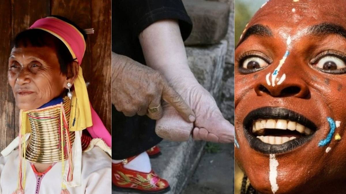 Güzellik için bunu da mı yapmışlar! Okurken canınız acıyacak: Farklı 14 sıra dışı güzellik anlayışı…