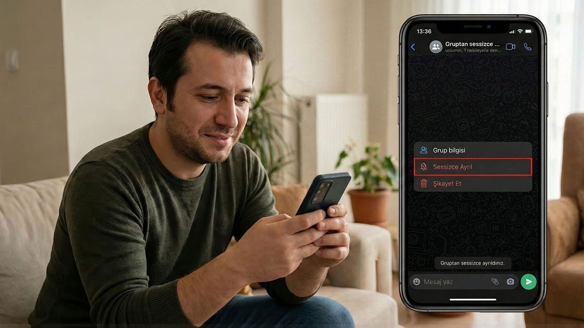 Whatsapp gruplarından çıkarken yaşanan stres tarih oluyor!