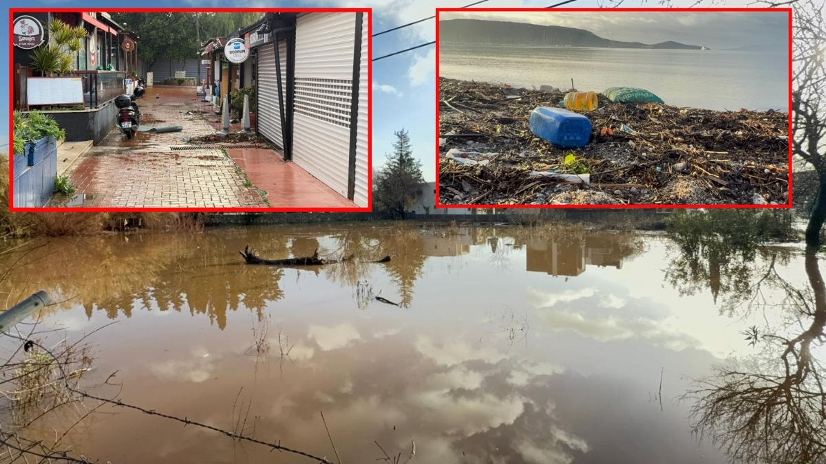 Gece saatlerinde başladı, sağanak yağış sele dönüştü! Sabahın ilk ışıklarıyla selin verdiği hasar ortaya çıktı