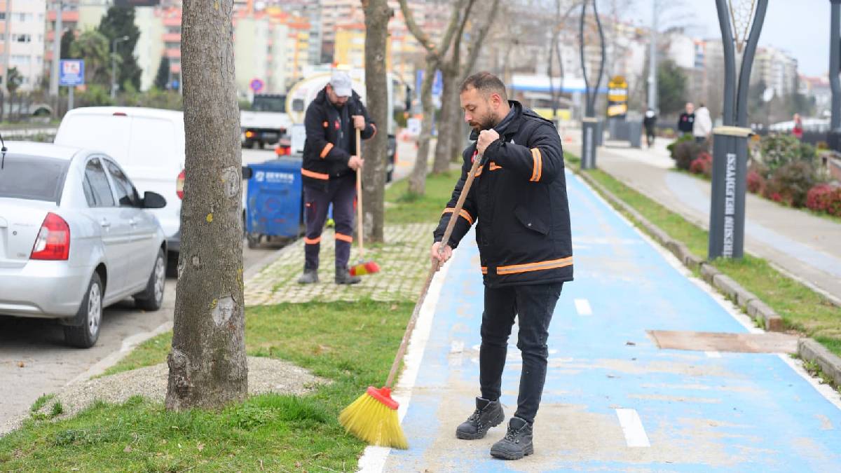 Giresun'un sahil yürüyüş alanları pırıl pırıl yapılıyor