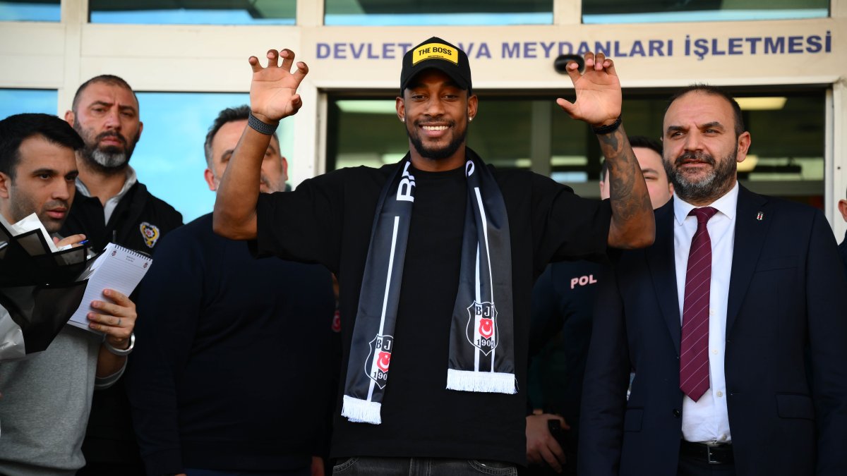 Beşiktaş'ın yeni transferi İstanbul'a geldi