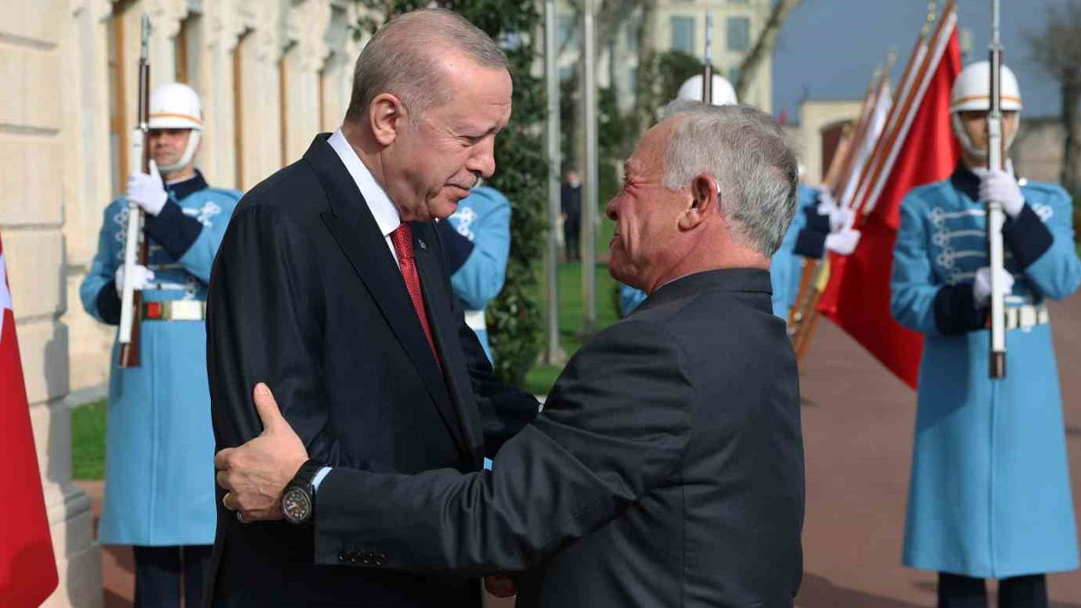 Erdoğan, Ürdün Kralı II. Abdullah ile görüştü