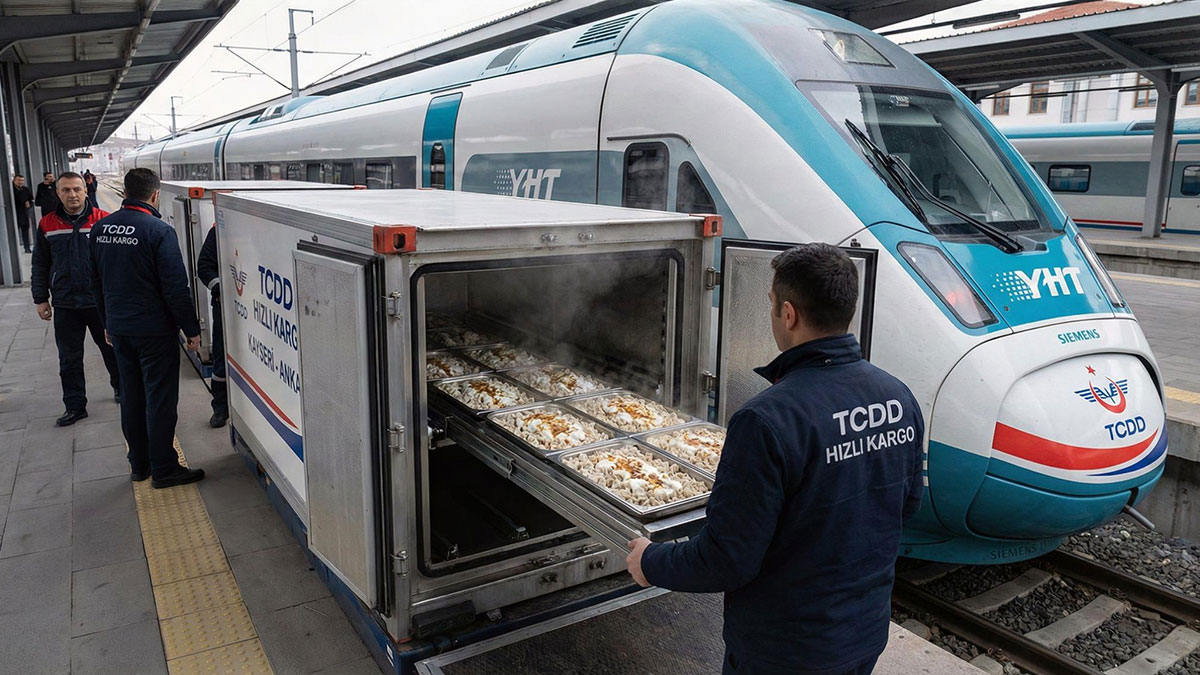 Kayseri mantısı artık soğumadan Ankara'ya varacak!