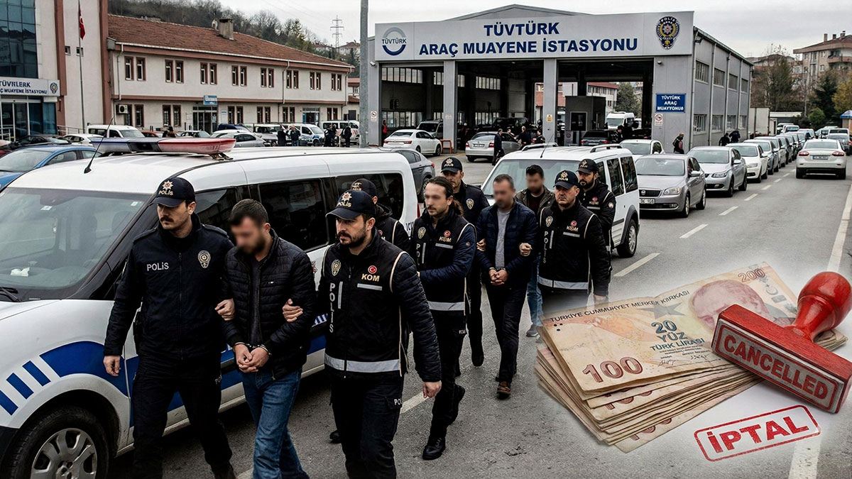 TÜVTÜRK'te rüşvet skandalı! Kusurlu araçlara onay veren çalışanın banka hesabı şoke etti