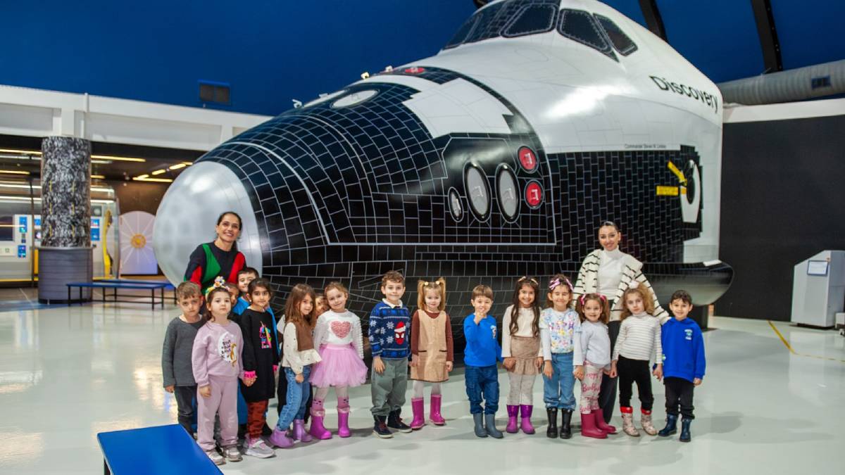 Karşıyakalı anaokulu öğrencileri Uzay Kampı’nda