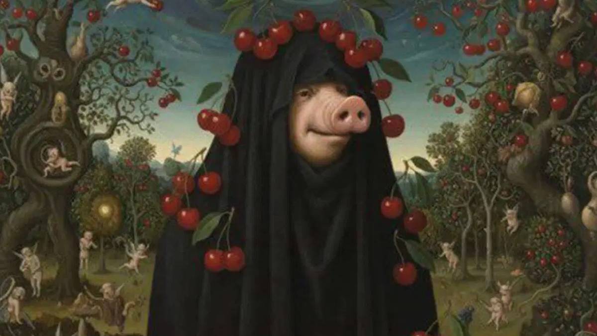 Kadın çarşafı giydirilmiş domuz görseli paylaşan kişi tutuklandı