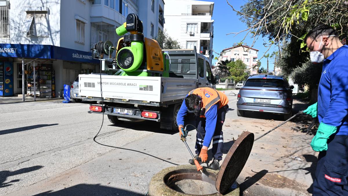 Büyükşehir’den haşere ve vektörlere karşı kış mücadelesi