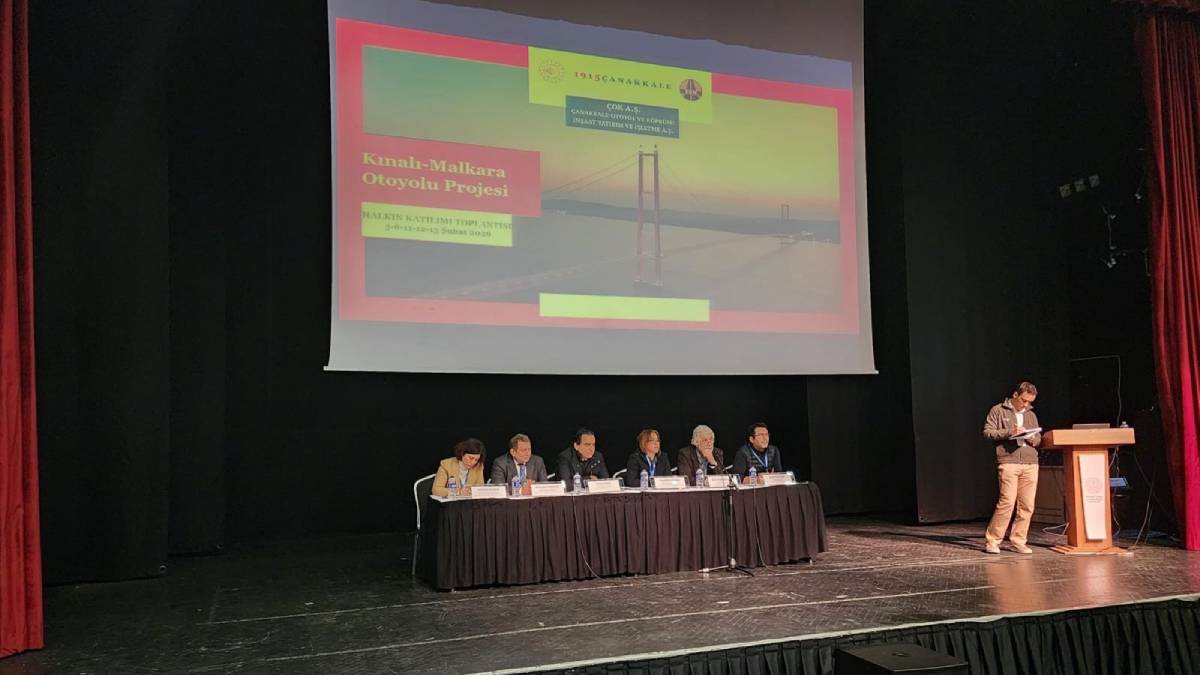Başkan Sarıkurt Kınalı-Malkara Otoyolu Projesi Halkın Katılımı Toplantısı’na katıldı