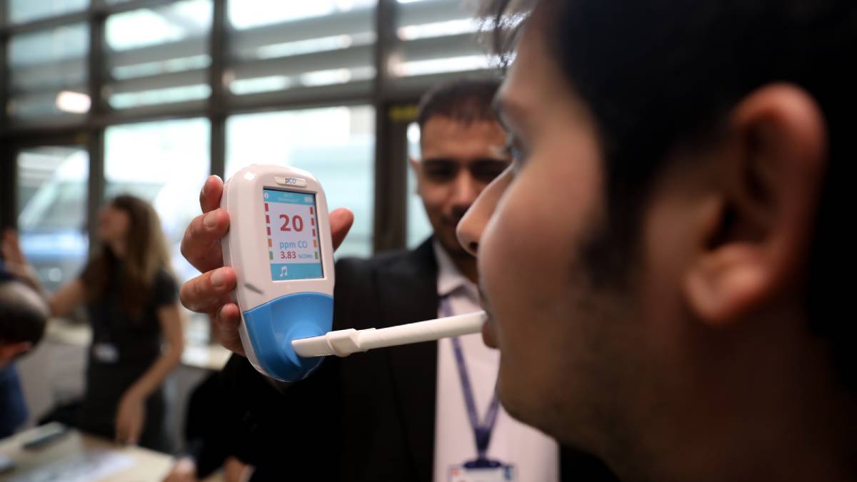 Belediye personeline karbonmonoksit ölçümü