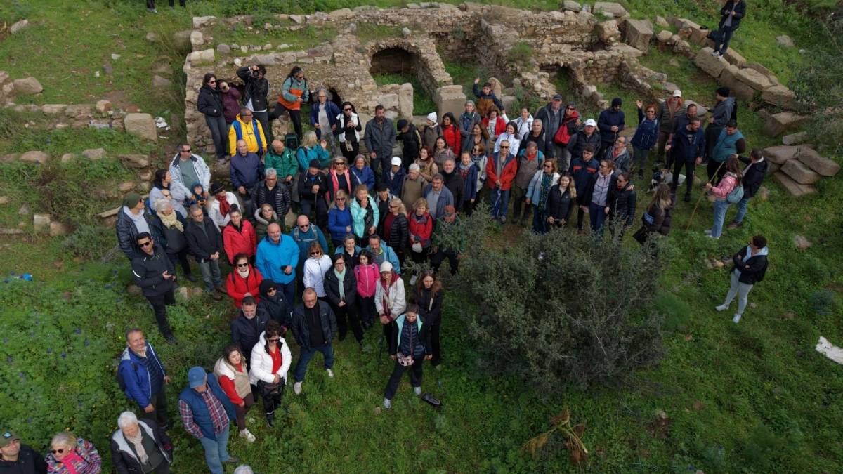 Yılın İlk Kültür ve Doğa Yürüyüşü Myndos Antik Kenti’nde gerçekleşti