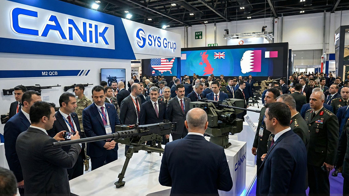 Dünyanın en büyük silah fuarında Türk bayrağı dalgalandı!