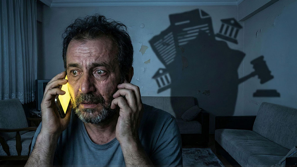 Borçlu vatandaşa 'Baban ölsün' duası edildi!