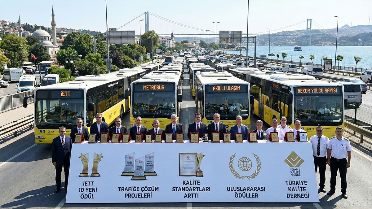İETT'nin trafiğe çözüm üreten projelerine ödül yağdı!